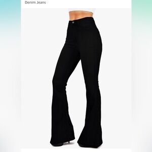 Vibrant Bell Bottom Jeans (Junior Sizing)